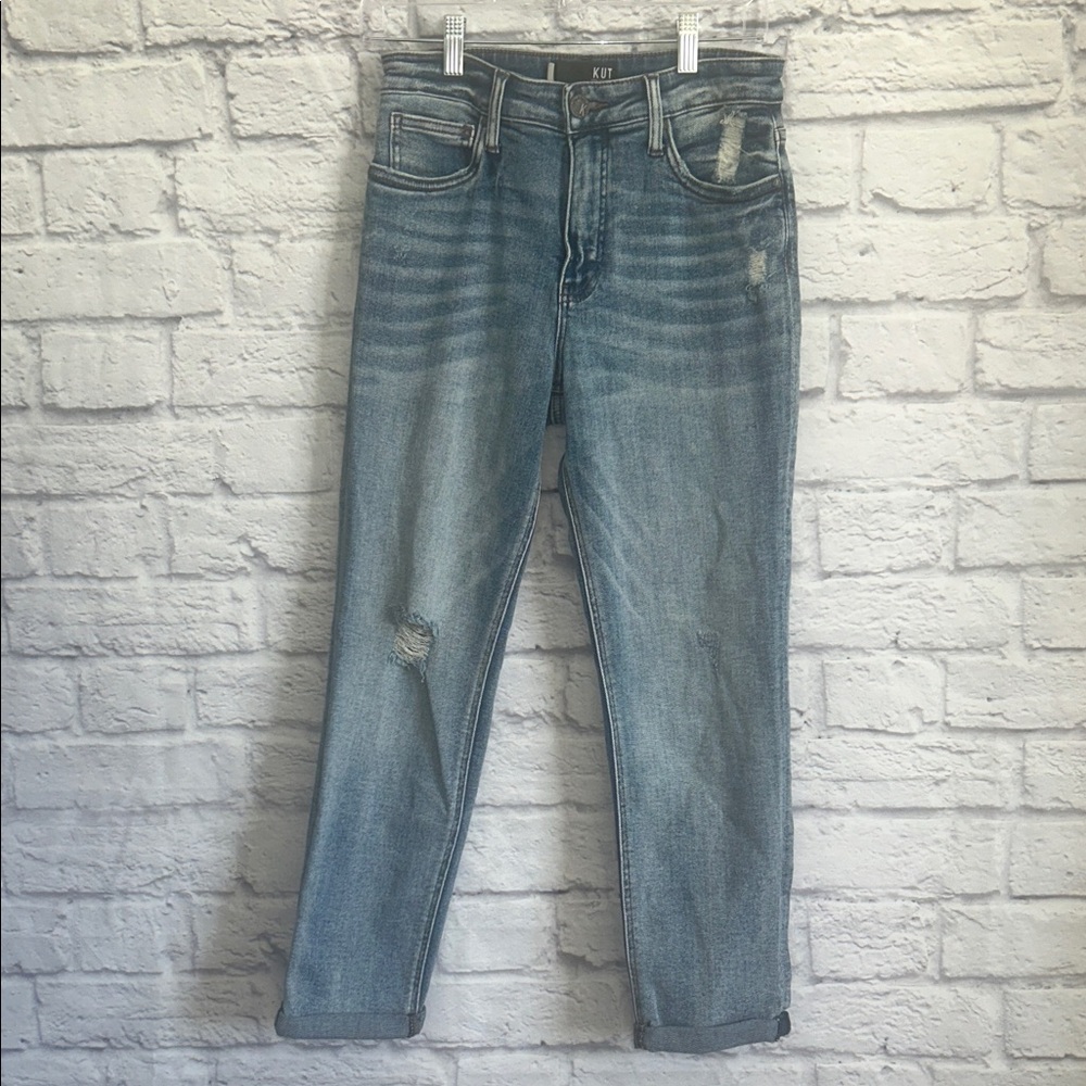 Kut from the Kloth High Rise Racheal Fab Ab Jeans - Picture 3 of 8